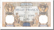 France 500 Francs Banknote, 1 000 F 1927-1940 ''Cérès et Mercure'' -