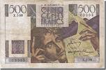 France 500 Francs Banknote, 500 F 1945-1953 ''Chateaubriand'' -