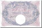 France 50 Francs Banknote, 50 F 1889-1927 ''Bleu et Rose'', 1914-05-14 -
