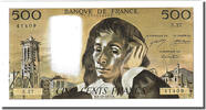 France 500 Francs Banknote, 500 F 1968-1993 ''Pascal'', 1971-12-02 -