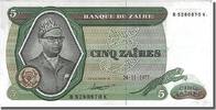 Zaire 5 Zaïres Banknote, 1977-11-24 -