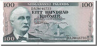 Iceland 100 Kronur Banknote, 1961-03-29 -