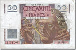 France 50 Francs Banknote, 50 F 1946-1951 ''Le Verrier'', 1948-04-08 -
