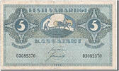 Estonia 5 Marka Banknote -
