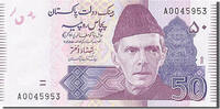 Pakistan 50 Rupees Banknote -