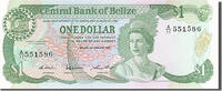 Belize 1 Dollar Banknote, 1987-01-01 -