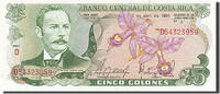 Costa Rica 5 Colones 1986-04-02 -