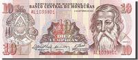 Honduras 10 Lempiras Banknote, 1989-09-21 -
