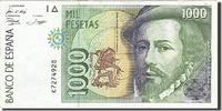 Spain 1000 Pesetas Banknote, 1992-10-12 -