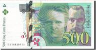 France 500 Francs Banknote, 500 F 1994-2000 ''Pierre et Marie Curie'' -