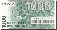 Lebanon 1000 Livres VZ+ -