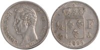 France 1/4 Franc Coin, Charles X, Paris, Silver, Gadoury:353 -