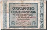 Germany 20 Milliarden Mark Banknote, 1923-10-01, KM:118a -