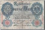Germany 20 Mark Banknote, 1914-02-19, KM:46b -