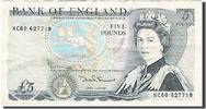 Great Britain 5 Pounds Banknote, 1980-1987, KM:378c -