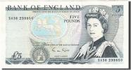Great Britain 5 Pounds Banknote, 1988-1991, KM:378f -
