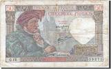 France 50 Francs Banknote, 1940-06-13, KM:93 -