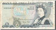 Great Britain 5 Pounds Banknote, 1988-1991, KM:378f -