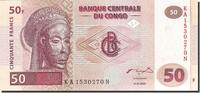 Congo Democratic Republic 50 Francs Banknote, 2000-01-04, KM:91a -