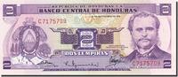 Honduras 2 Lempiras Banknote, 1976-09-23, KM:61 -