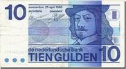 Netherlands 10 Gulden Banknote, 1968-04-25, KM:91b -