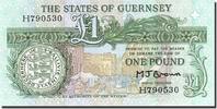 Guernsey 1 Pound Banknote, Undated (1980-1989), KM:48b -