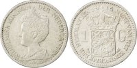 Netherlands Gulden Coin, Wilhelmina I, Silver, KM:148 -