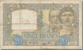 France 20 Francs Science et Travail, 1940-08-01 -
