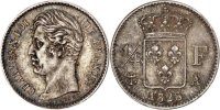 France 1/4 Franc Coin, Charles X, Paris, Silver, KM:722.1 -