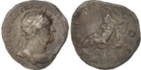 Denarius Coin, Hadrian, Roma, Silver, Cohen:1111, RIC:79 -