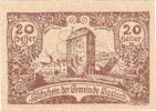 Austria 20 Heller Banknote, Haslach, Eglise, 1920 UNC(63) Mehl:FS 355 -