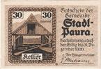 Austria 30 Heller Banknote, Paura, grange, 1920 UNC(63), Mehl:FS 1008IIa -