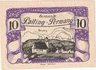 Austria 10 Heller Banknote, Palting-Perwang, 10 Heller Eglise, 1921 UNC(63) Mehl:FS 720a3 -