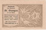 Austria 50 Heller Banknote, St Georgen, Fleur, Mehl:FS 886IIb -