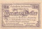 Austria 20 Heller Banknote, Pfarrkirchen, paysage, 1920 UNC(63) Mehl:FS 744Ic -
