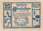 Austria 20 Heller Banknote, Altmünster, Eglise, 1920 UNC(63) Mehl:FS 34a -