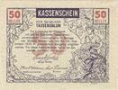 Austria 50 Heller Banknote, Tausendblum, champs, 1920 UNC(63) Mehl:FS 1060 -
