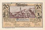 Austria 20 Heller Banknote, Mattsee, village, Mehl:FS 596a -