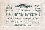 Austria 20 Heller Mattighofen, Blason, 1920-12-31, Mehl:FS 594b -