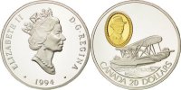 Canada 20 Dollars Coin, Elizabeth II, Royal Canadian Mint, Ottawa -