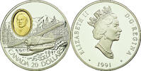 Canada 20 Dollars Coin, Elizabeth II, Royal Canadian Mint, Ottawa -