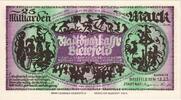 Germany 25 Milliarden Mark Bielefeld, 1923-02-01 -