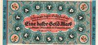 Germany 1/2 Goldmark Bielefeld, 1923-11-24, Grabowski:98 -