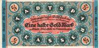 Germany 1/2 Goldmark Bielefeld, 1923-11-24, Grabowski:98 -