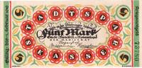 Germany 5 Mark Bielefeld, 1918-11-01 -