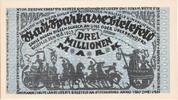Germany 3 Millionen Mark Bielefeld, 1923-08-11 -
