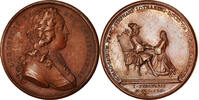 France Medal Louis XV, Le Duc François III Rendant Hommage, Restrike -