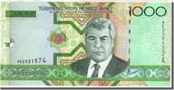 Turkmenistan 1000 Manat Banknote -