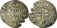 France Denarius Coin, Reims, Silver -