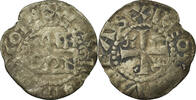 France Denarius Coin, Reims, Silver -